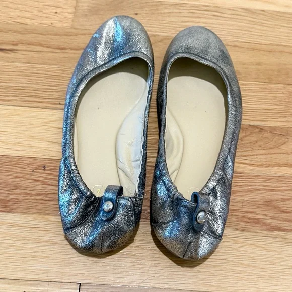 Coach Metallic Bronze Ballet Flats | Classic + Chic - Picture 3 of 9